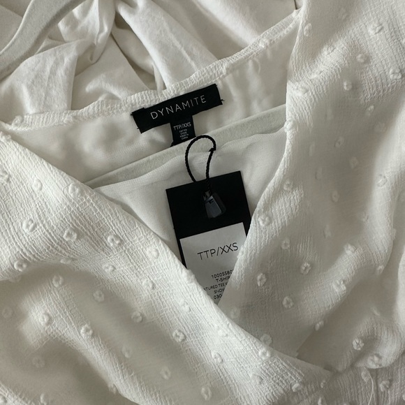 Brand New!! Cute chic white top! - Picture 5 of 6